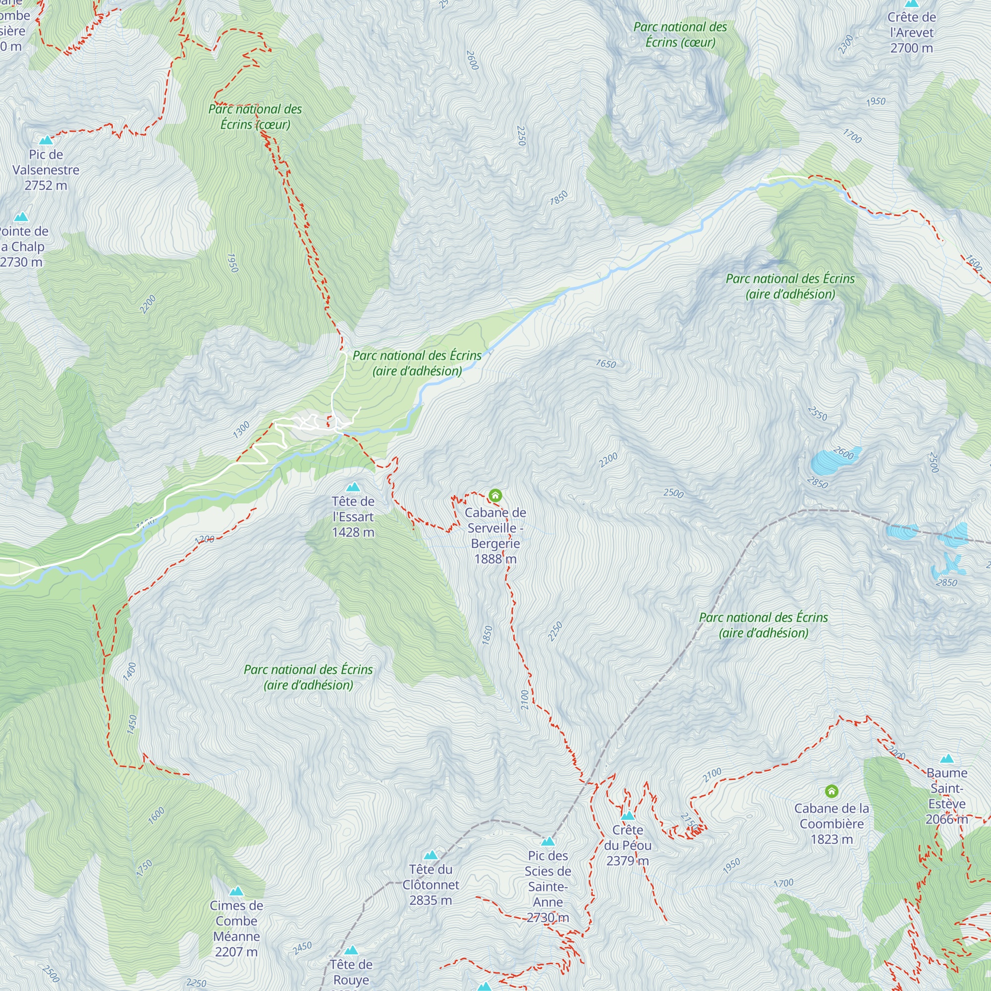 Cabane de Serveille - Bergerie map