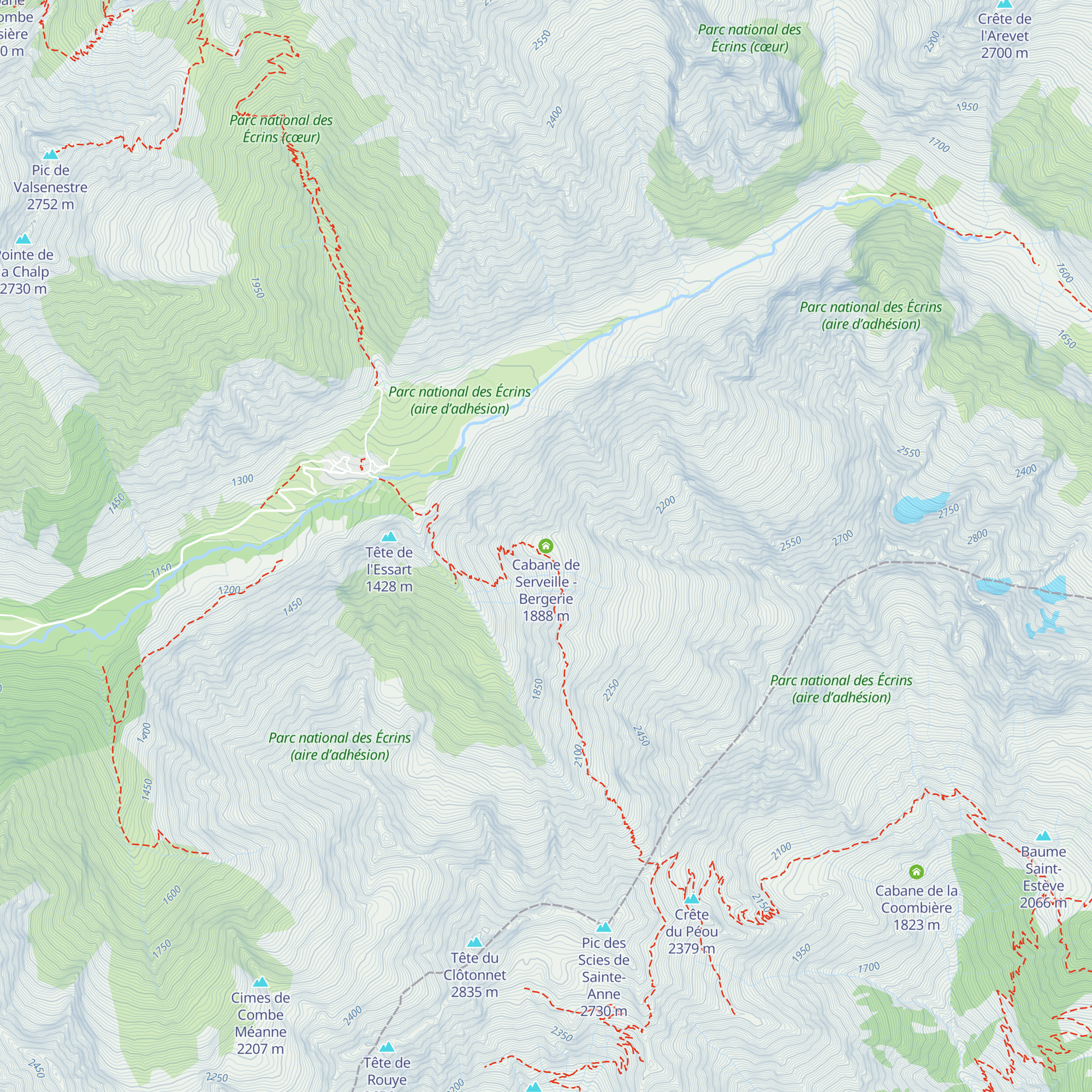 Cabane de Serveille - Bergerie map