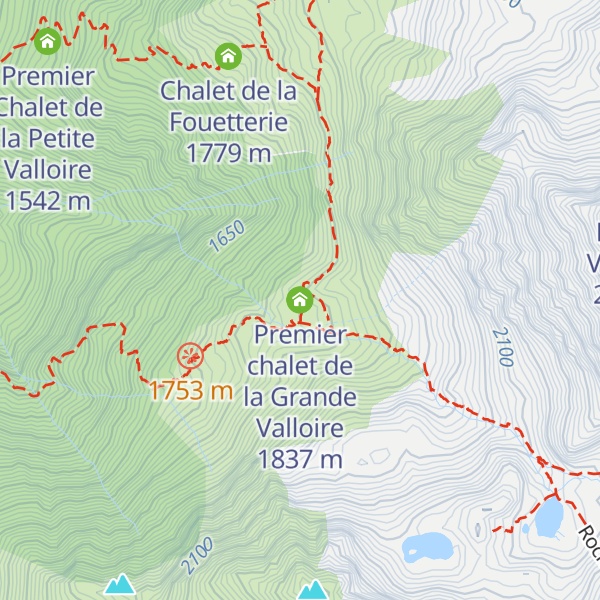 Map of Premier chalet de la Grande Valloire