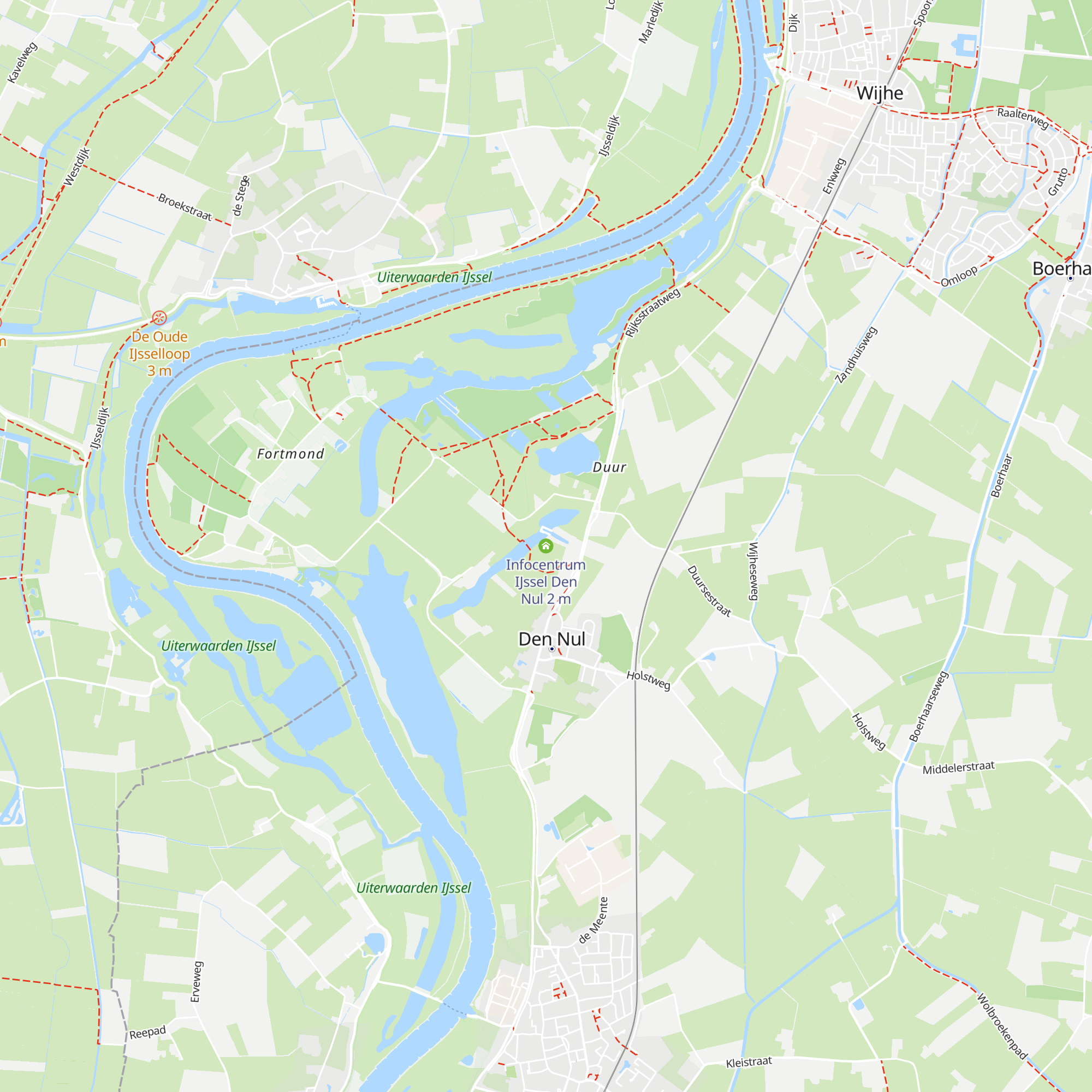 Infocentrum IJssel Den Nul map