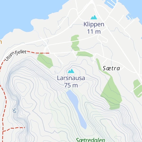 Map of Larsnausa