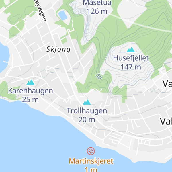 Map of Stølshaugen