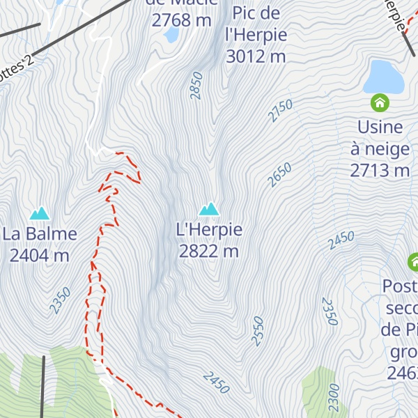 Map of L'Herpie