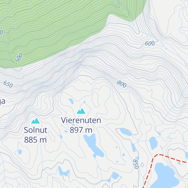 Map of Flokatveitnuten