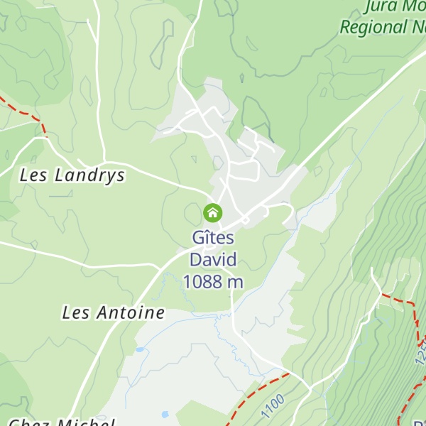 Map of Gîtes David