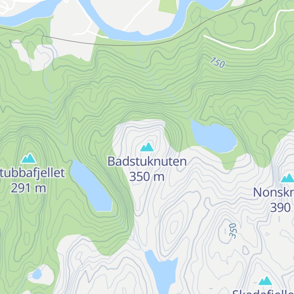 Map of Badstuknuten