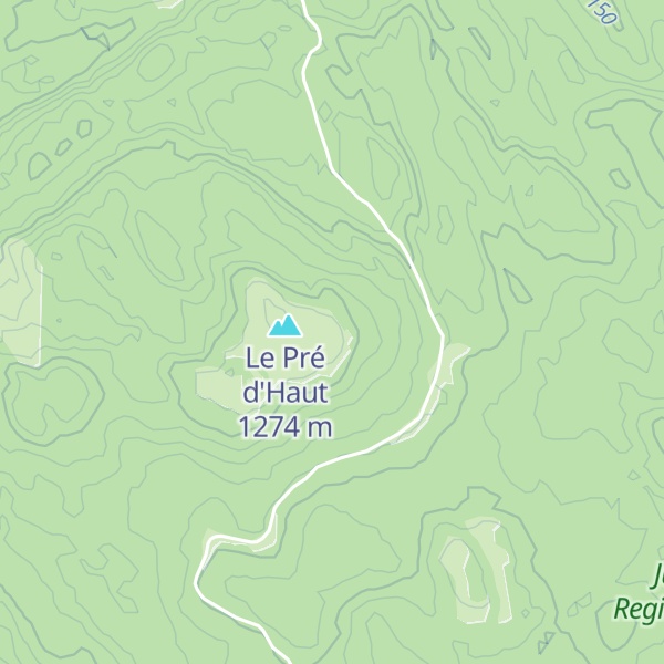 Map of Les Près d'Haut