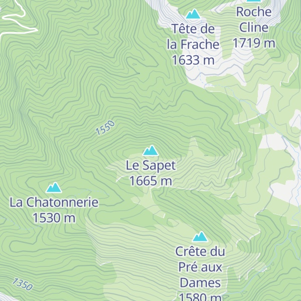 Map of Le Sapet