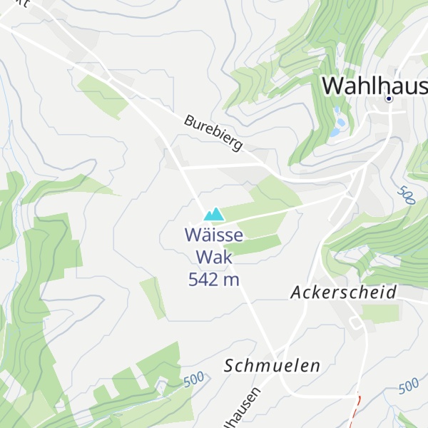 Map of Wäisse Wak