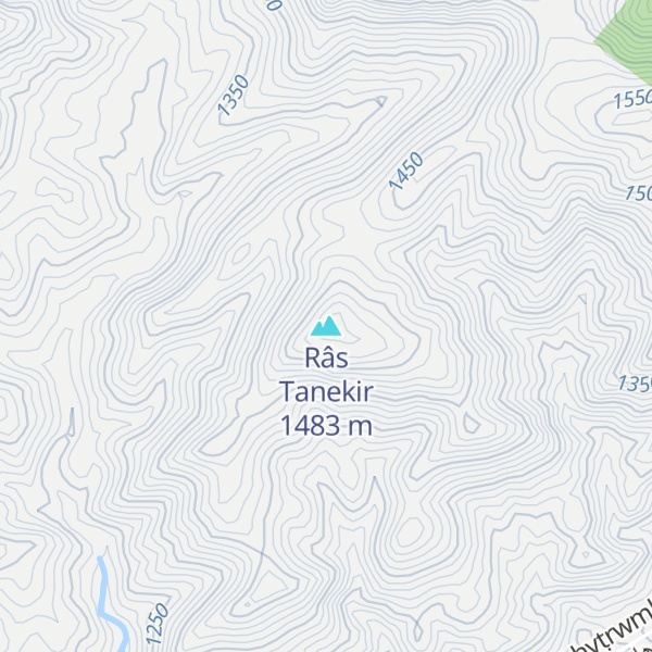 Map of Râs Tanekir