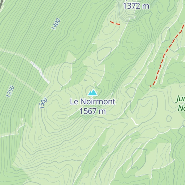 Map of Le Noirmont