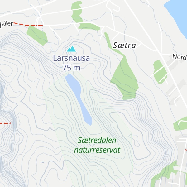 Map of Kråkereirfjellet