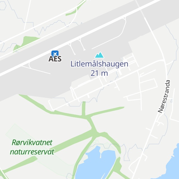 Map of Storemålshaugen