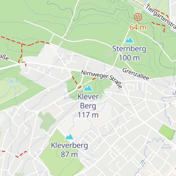 Map of Klever Berg