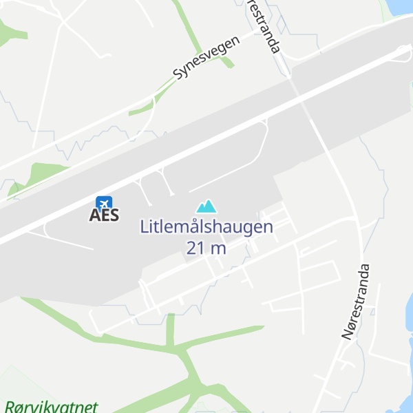 Map of Litlemålshaugen