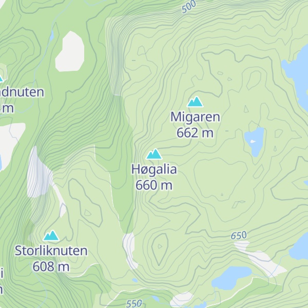 Map of Høgalia