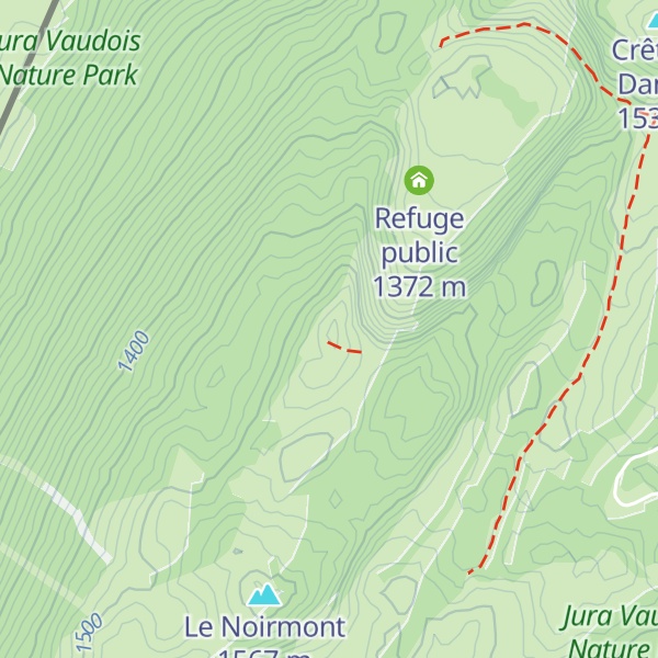 Map of Le Noirmont-des-Français