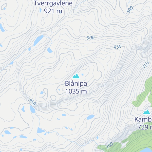 Map of Blånipa