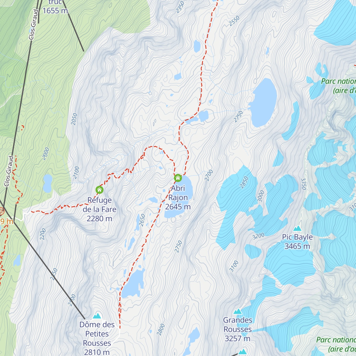 Abri Rajon map