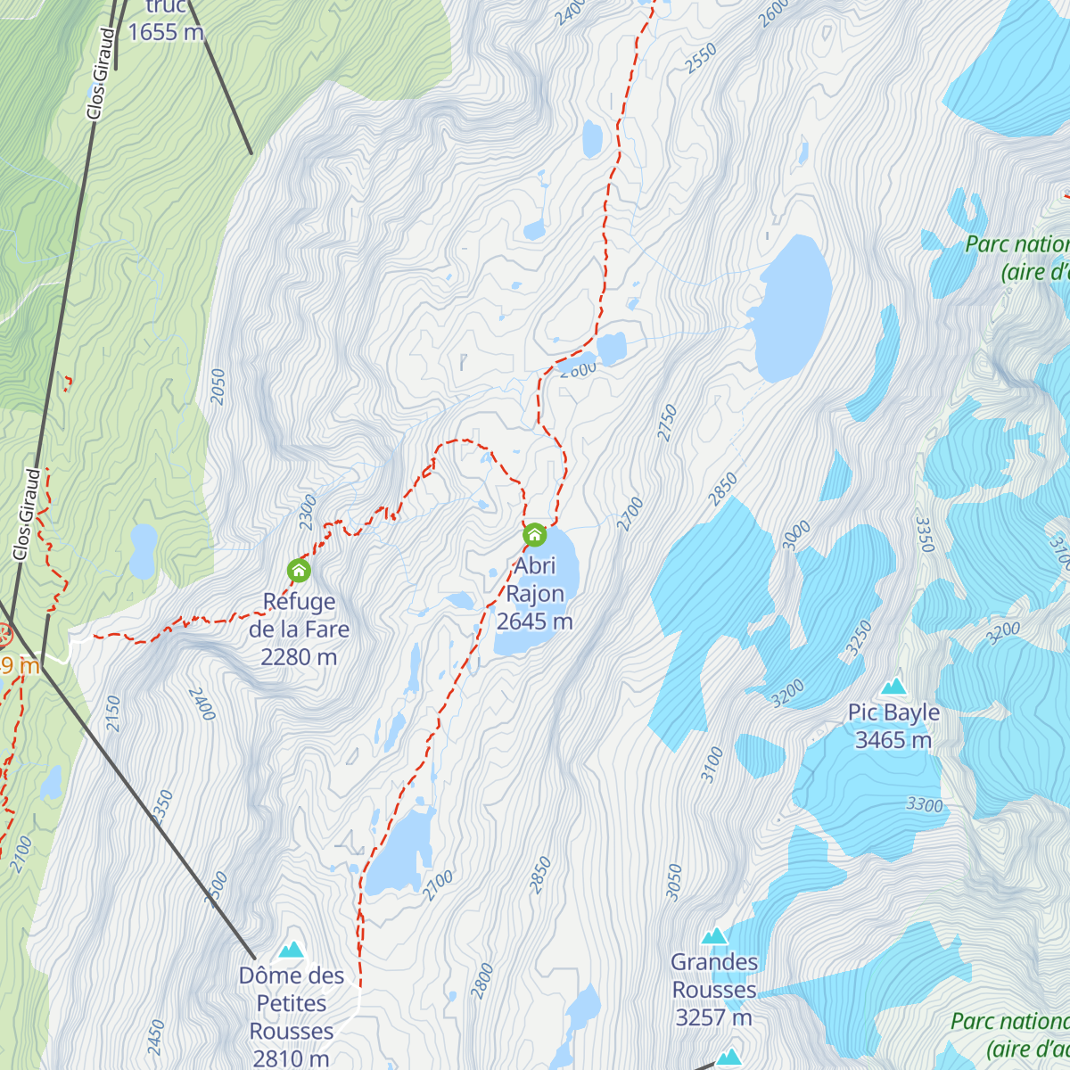 Abri Rajon map