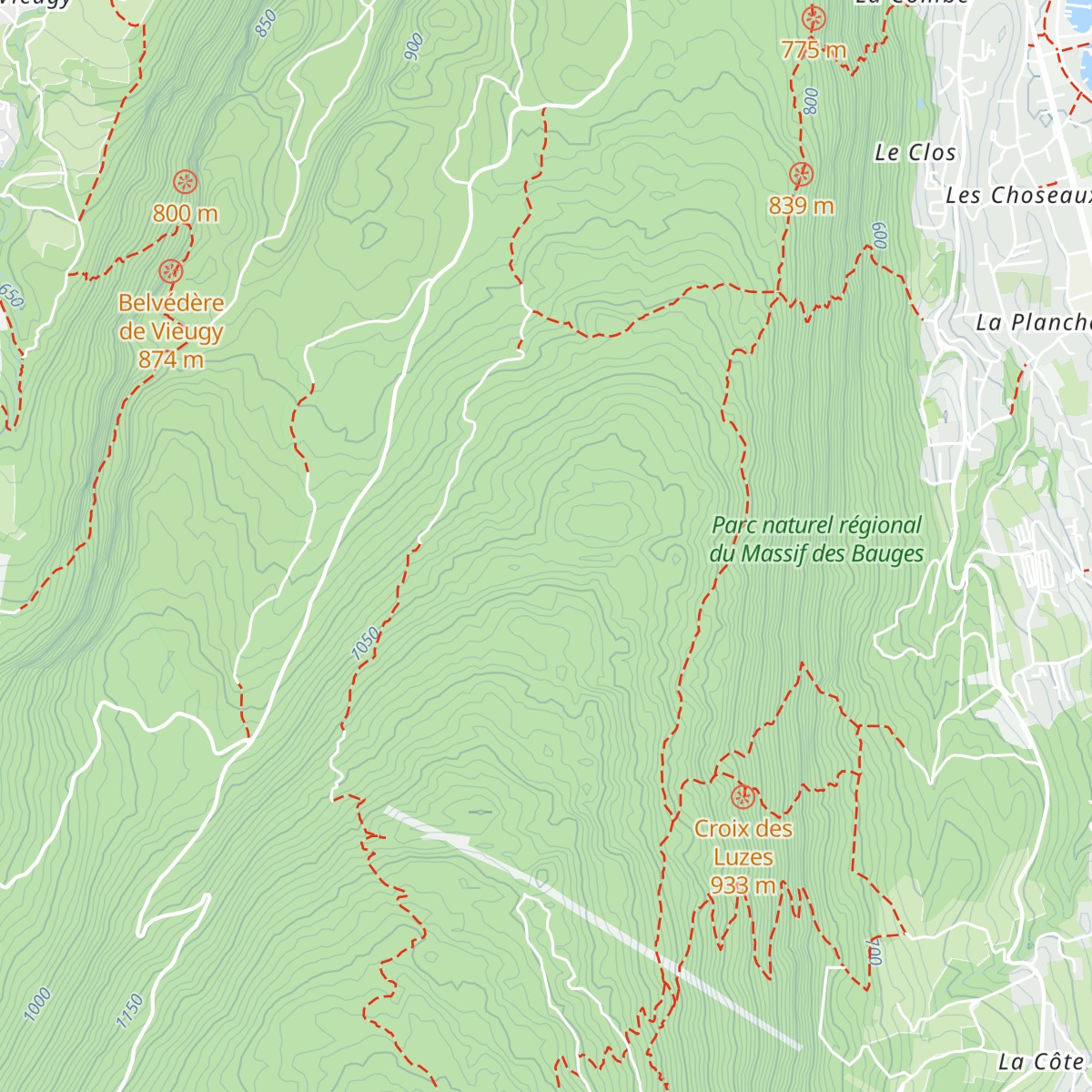 sevrier map