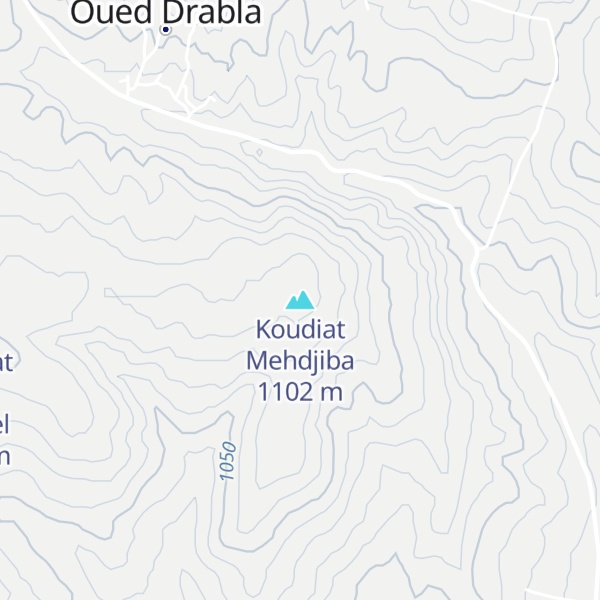 Map of Koudiat Mehdjiba