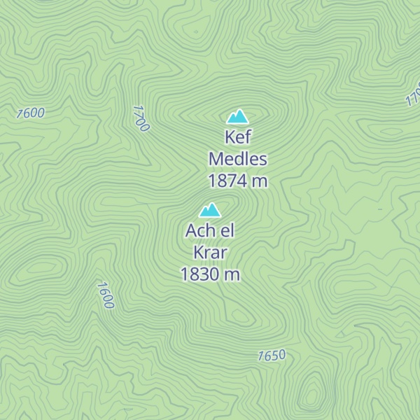 Map of Ach el Krar