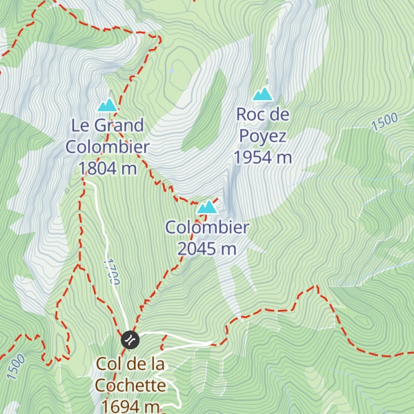 Map of Colombier