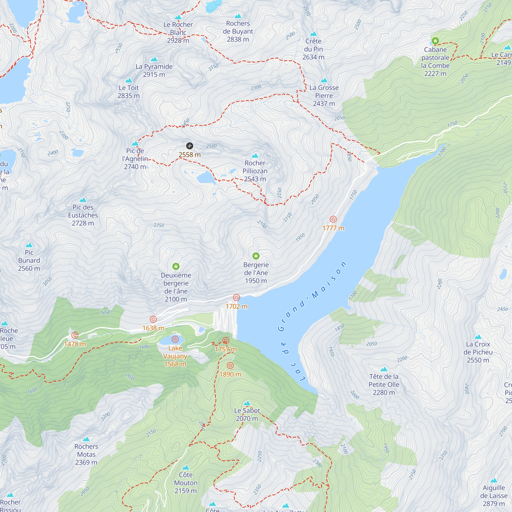 Bergerie de l'Ane map