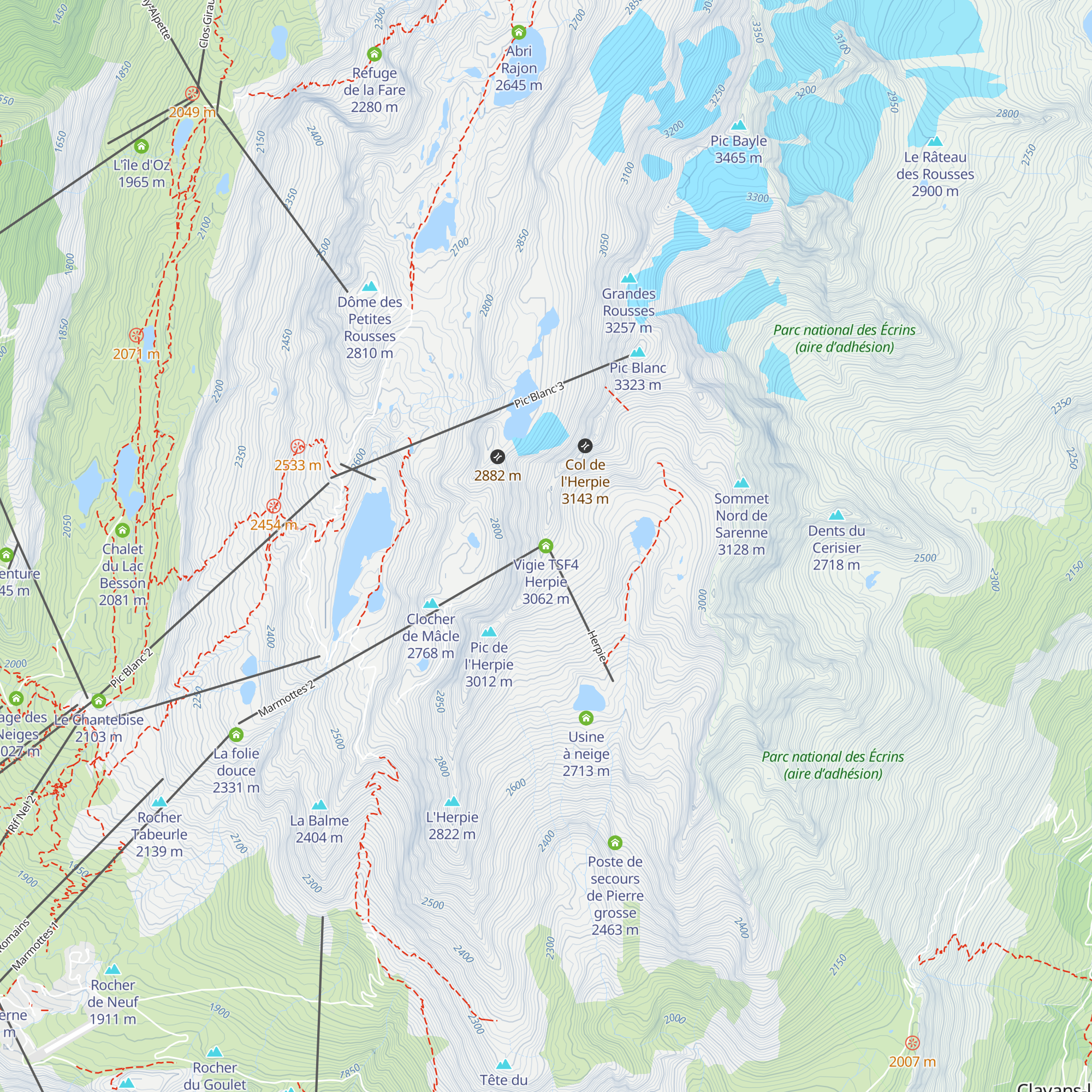 Vigie TSF4 Herpie map