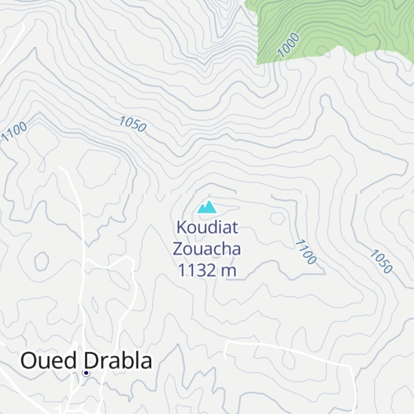 Map of Koudiat Zouacha
