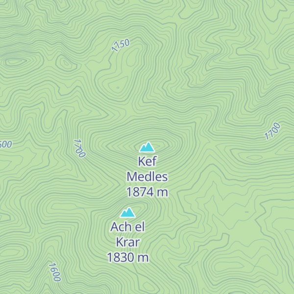 Map of Kef Medles
