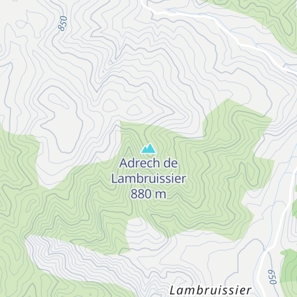 Map of Adrech de Lambruissier