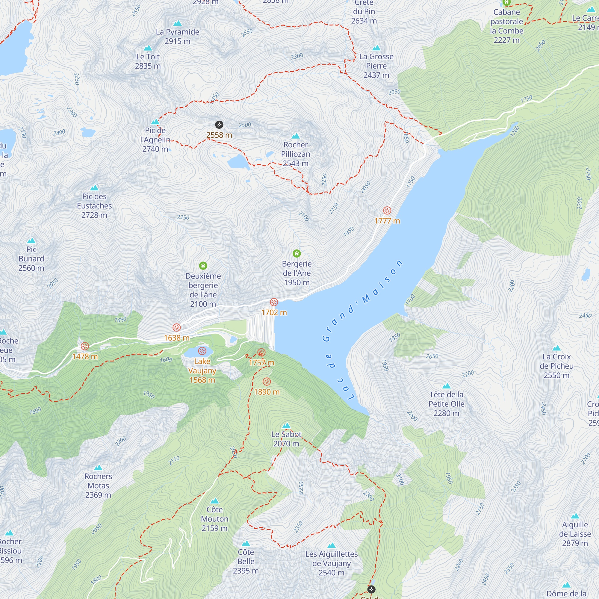 Espace d'information EDF map
