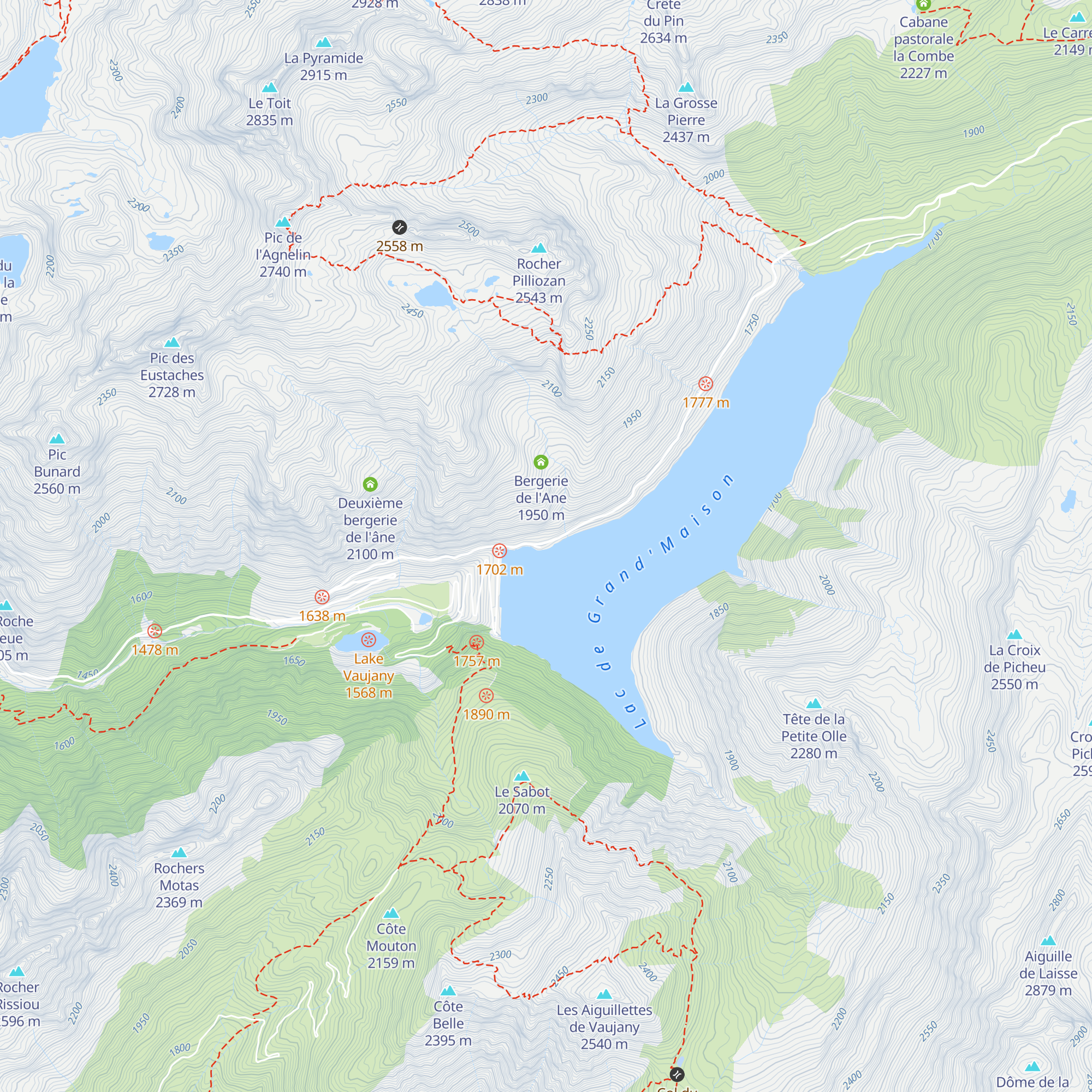 Espace d'information EDF map