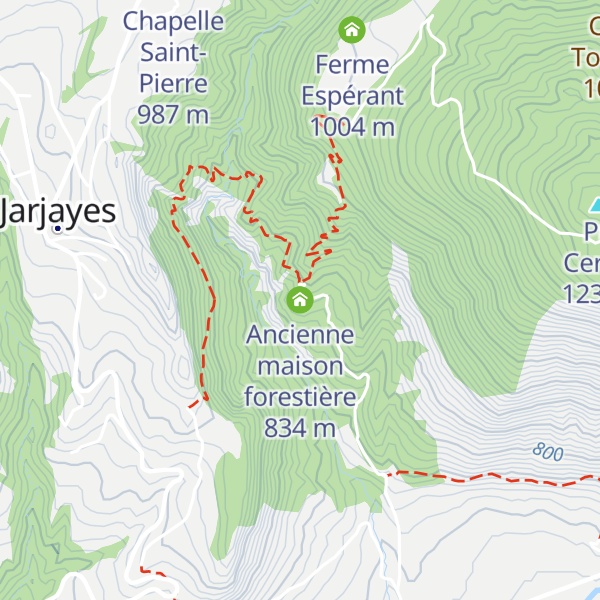 Map of Ancienne maison forestière