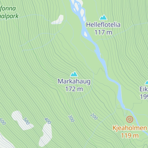 Map of Markahaug