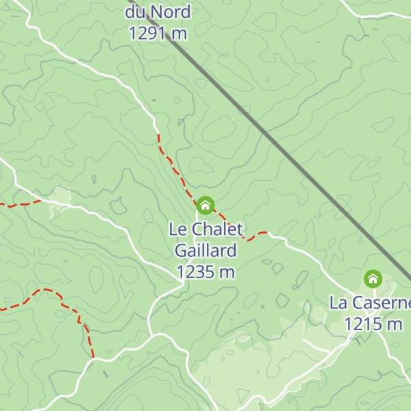 Map of Le Chalet Gaillard