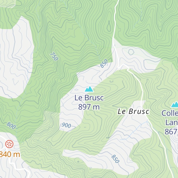 Map of Le Brusc