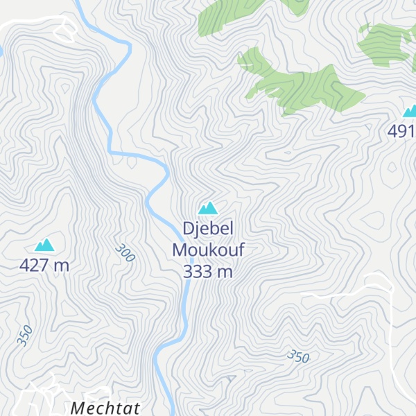 Map of Djebel Moukouf