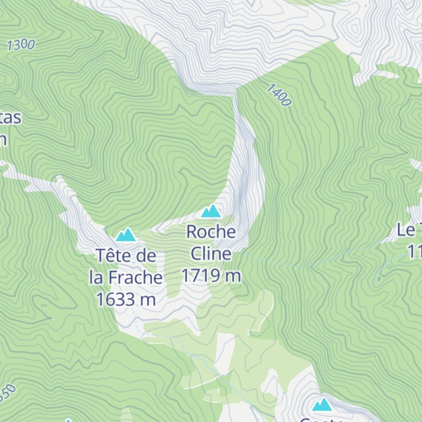 Map of Roche Cline