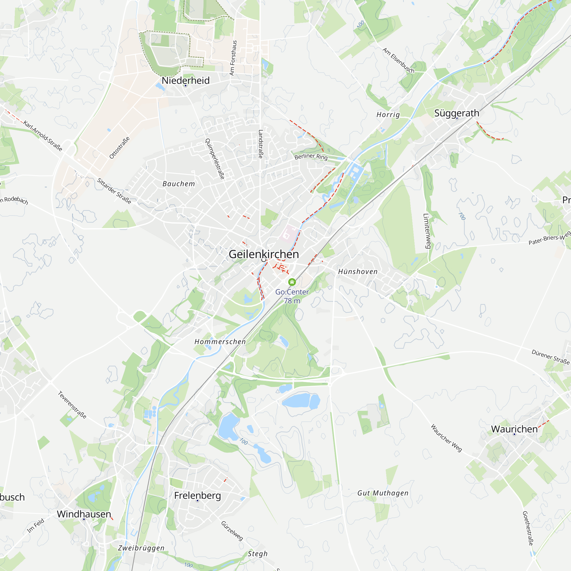 WestVerkehr Kundencenter map