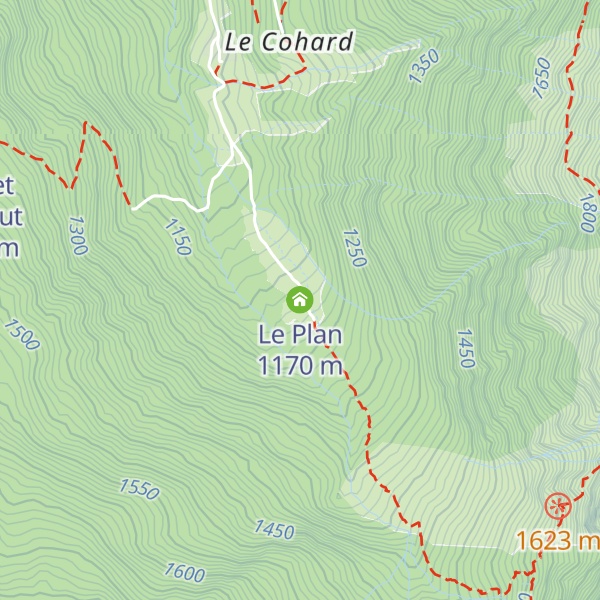 Map of Le Plan