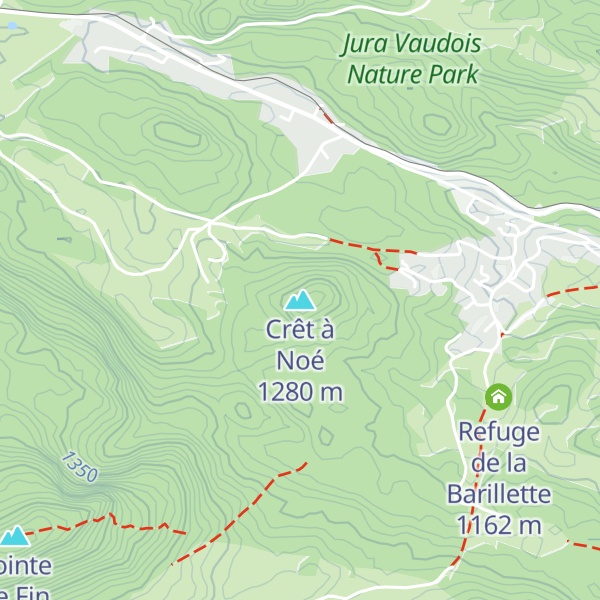 Map of Crêt à Noé