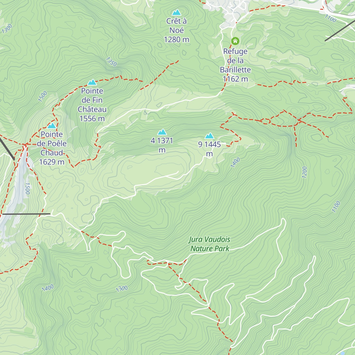 Chalet de la Combe Gelée map