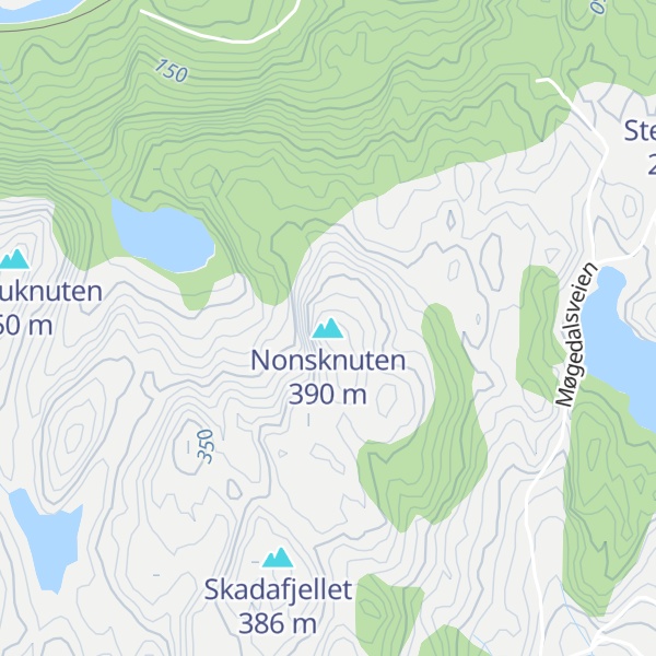 Map of Nonsknuten