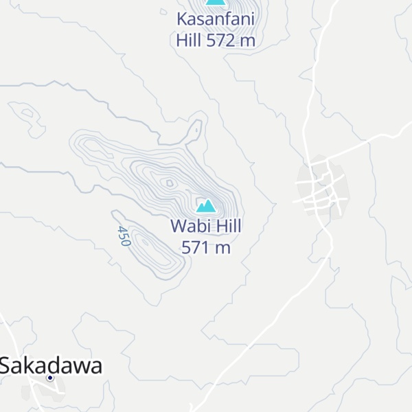 Map of Wabi Hill