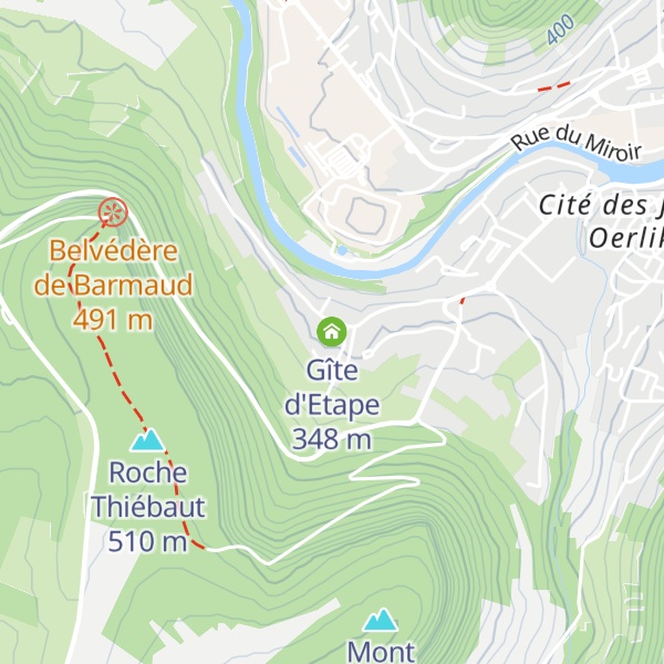 Map of Gîte d'Etape
