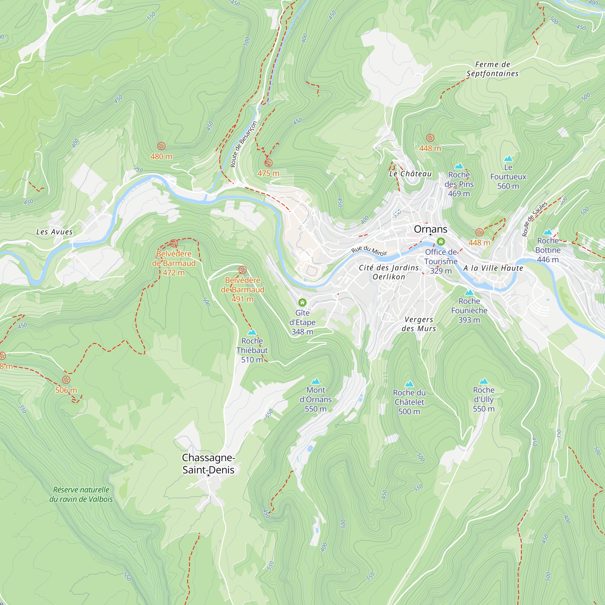 Gîte d'Etape map