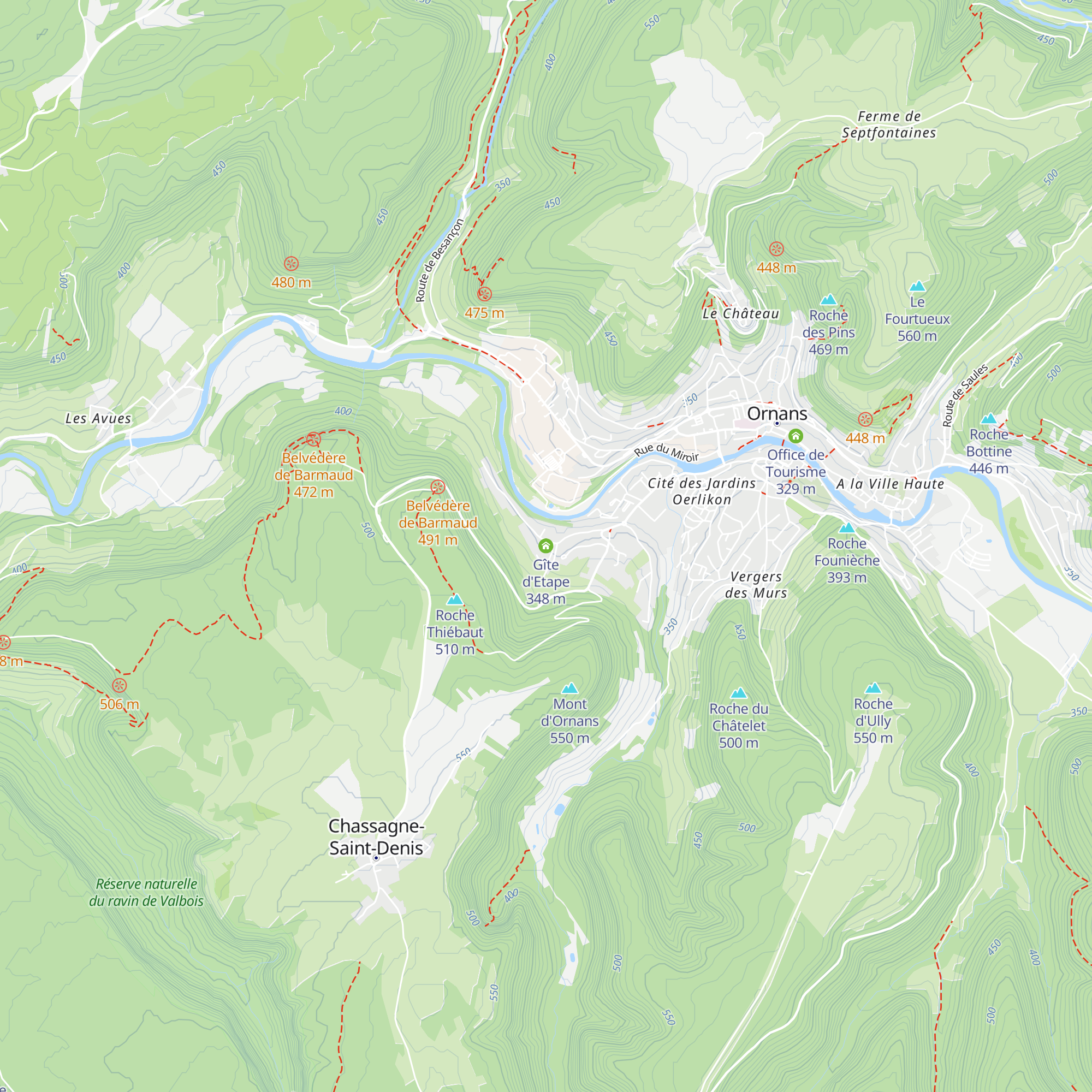 Gîte d'Etape map
